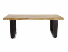 Konferenčný stolík Domoletti čierna/drevo, 90cm x 60cm x 39cm Konferenčný stolík Domoletti čierna/drevo, 90cm x 60cm x 39cm