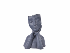 &quot;Face&quot; LT34797-PC, 25 cm x 20 cm x 37 cm, sivá