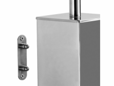 Toaletná kefa Gedy Nemesia NE3303 11, sivá