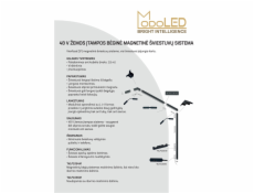 Lampa modulovaná magnetická, 20 W, LED, 3000 - 6000 °K