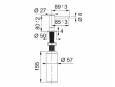 Dávkovač Franke SD Atlas 112.0625.486 Dávkovač Franke SD Atlas 112.0625.486
