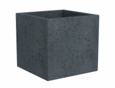 Hrniec Scheurich Stony Black, plastový, O 28,5 cm, čierny