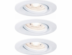Postaveno -V vázání Nova Mini Coin Round Moviable LED 3x4W 310lm Bílá rohož/hliník