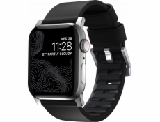 Nomad Nomad Active Strap Pro Black, stříbrný - AW 44/42 mm