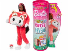 Panenka Barbie Cutie Reveal Kitten-Panda červená HRK23 MATTEL
