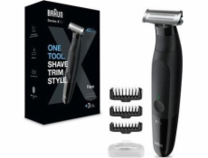 Braun | Zastřihovač vousů a holicí strojek | XT3100 | Bezdrátový | Počet délkových kroků 3 | Černá