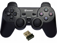 VAKOSS GAMEPAD BEZDRÁTOVÝ S FUNKCÍ DUAL-SHOCK VAKOSS GAMEPAD BEZDRÁTOVÝ S FUNKCÍ DUAL-SHOCK