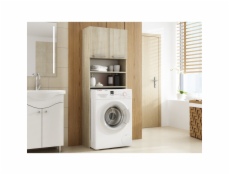 Topeshop PRALKA POLA SONOMA kúpeľňový doplnok Dub
