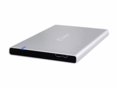 FANTEC ALU7MMU3 strieb. hlinik 2,5  SATA, USB 3.0, 7mm Bauhöh