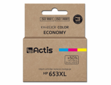 Actis KH-653CR, náhradný atrament do tlačiarne HP 653XL 3YM74AE; Premium; 18 ml; 300 strán; farebný