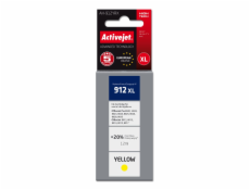 Activejet AH-912YRX atrament pre tlačiarne HP, Náhradný atrament HP 912XL 3YL83AE; Premium; 990 strán; žltý