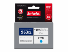 Activejet AH-963CRX atrament pre tlačiarne HP, Náhradný atrament HP 963XL 3JA27AE; Premium; 1760 strán; modrý