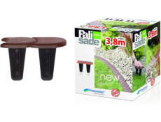 PROSPERPLAST PLOCHÁ ZAHRADNÍ PALISÁDA 2 HNĚDÁ 3 8m