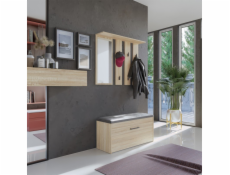 Šatníková skriňa PARMA 100x35x180 cm, dub sonoma
