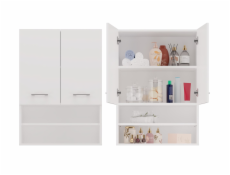 Topeshop POLA MINI DK BIEL kúpeľňová úložná skrinka Biela