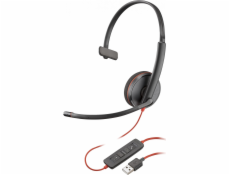 HP Poly Blackwire 3210 Monaural USB-A Headset Bulk 209744-101