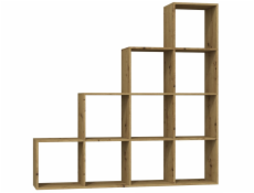 Topeshop STEP ARTISAN Knižnica do obývačky 4X4