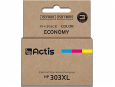 Actis Atrament KH-303CR pre tlačiarne HP, náhradný atrament HP 303XL T6N03AE; Premium; 18 ml; 415 strán; farebný