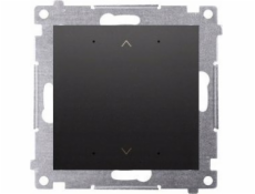 Kontakt-Simon 54 GO Tlačidlový ovládač pre rolety ovládaný smartfónom WiFi 2x5A 230V (modul) matná čierna DEZ1W.01/49