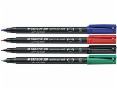 Staedtler Fóliová pera Lumocolor S 0,4mm 4 ks. (ST1089) Staedtler Fóliová pera Lumocolor S 0,4mm 4 ks. (ST1089)