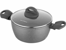 Florina Hliníkový hrnec Florina Lava Stone šedý 20 cm 2,4l