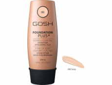 Gosh Foundation Plus+ 002 Ivory 30ml