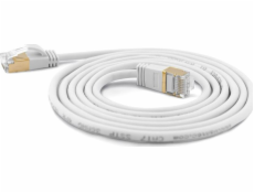 Wantec Wantec Extra dünnesCat.7 RohCable SSTP Patch kabel - 0,2 m - Cat.7 RohCable - S/FTP (S- STP) - RJ- 45 - RJ- 45 - bílý (7114)