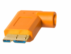 Tether nastroje TPro USB 3.0 Micro-B Right Angle 4.6m/15 ORG