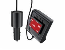 Nabíjačka do auta Acefast B8, 3x USB + USB-C, 90 W (čierna)