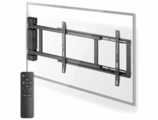 NEDIS nástěnný TV držák/ 32 - 75  / nosnost 50 kg/ motorizovaný/ otočný/ vzdálenost od stěny 56 mm/ dálkové ovl./ ocel