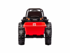 Elektrický traktor s vlečkou Milly Mally Farmer červený