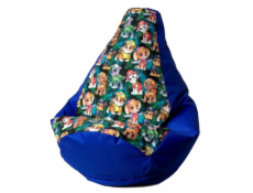 Sako bag pouffe Hruška tisk chrpa-PAW Patrol XXL 140 x 100 cm