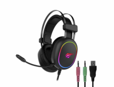 Herné slúchadlá Havit GAMENOTE H2016D RGB USB 3,5 mm