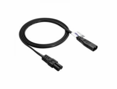 Akyga Kabel napájecí 250V/2.5A, IEC C7 / IEC C8, CCA, černá, 1,5m