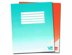 Zápisník s 12 stranami v krabicích, s oboustrannými okraji