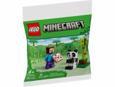 LEGO 30672 Minecraft Steve s Pandou, stavebnice
