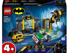 Bloky LEGO BATMAN 76272 Netopýří jeskyně s Batmanem, Batgirl a Jokerem