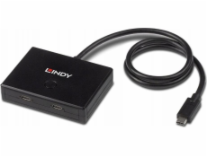 Lindy USB 3.2 Gen 1 Switch, USB-C samec > 2x USB-C samica