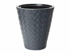 Hrniec Form Plast Makata 2800, plast, O30cm, sivý