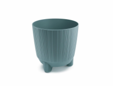 Hrniec Prosperplast Ryfo, plast, H 16,8 cm, modrý