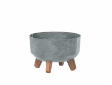 Hrniec Prosperplast Gracia, plast, O 23,5 cm, sivý
