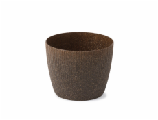 Plastový hrniec LAMELA 671-86, hnedý, O11 cm