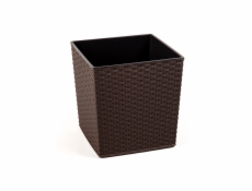 Hrniec Lamela 596-83, plast, H 30 cm, hnedý
