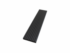 Zakončovací profil terasovej dosky WPC, 11x71x3000mm, sivý