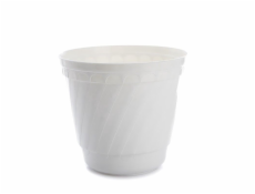 Hrniec Uniplastex Barok UDB22, plast, O 22 cm, biely