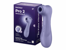Masážny prístroj na klitoris s aplikáciou Satisfyer Pro 2 Generation 3 (fialový)