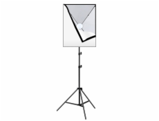 Štúdiová sada Puluz softbox 50x70cm, statív, LED žiarovka 1 ks PU5070EU