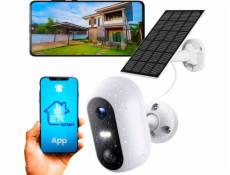 Smart Life SolarEye IP kamera Vonkajšia kamera so solárnym panelom, Full HD 1080p, Wi-Fi 5200mAh batéria, IP54