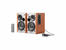 Reproduktory 2.0 Edifier R1280T s WiiM Mini (hnedé)