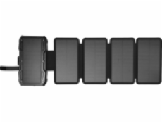 Sandberg Solar 5-Panel Powerbank 10000, černá